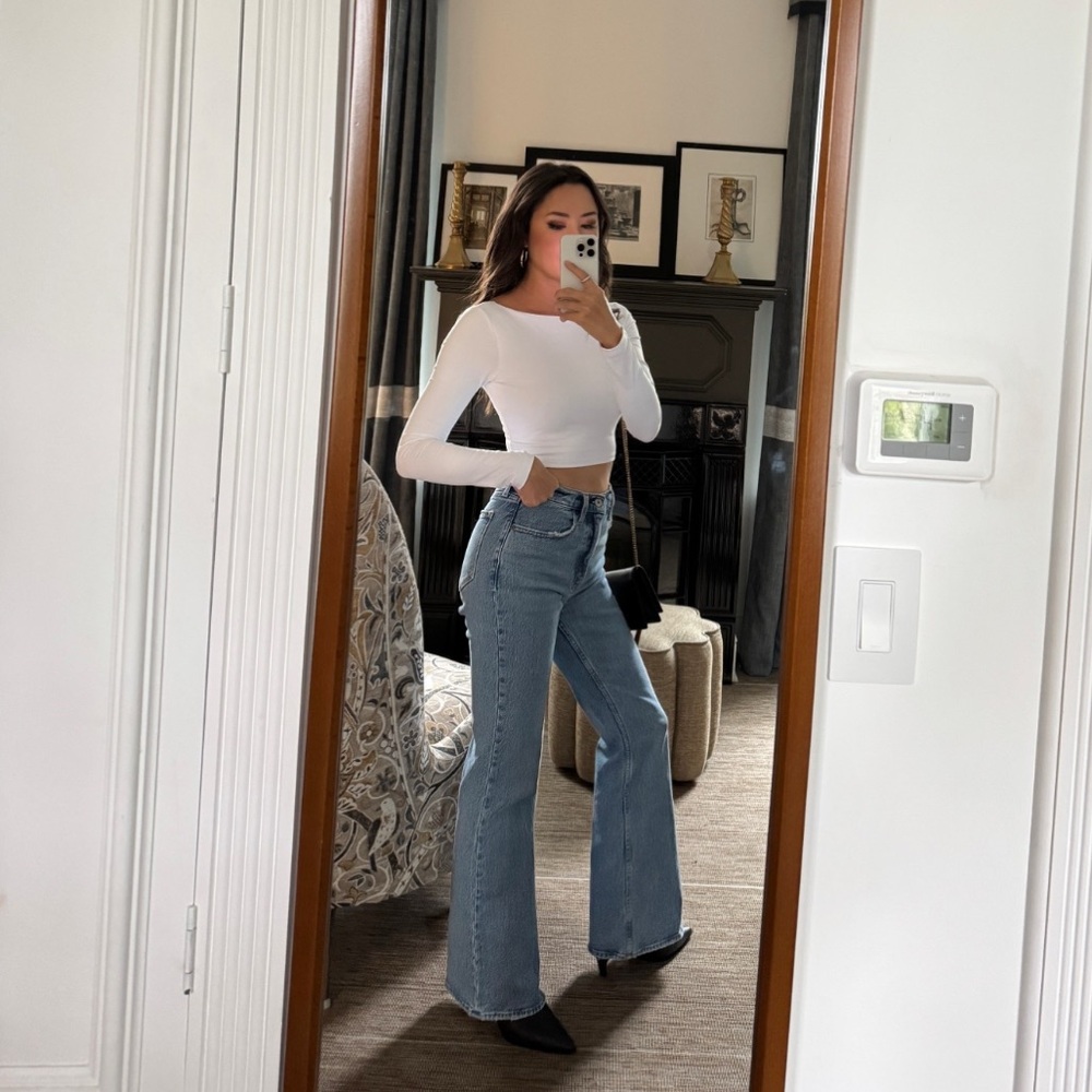 Abercrombie Classic Blue Women's Flare Jeans